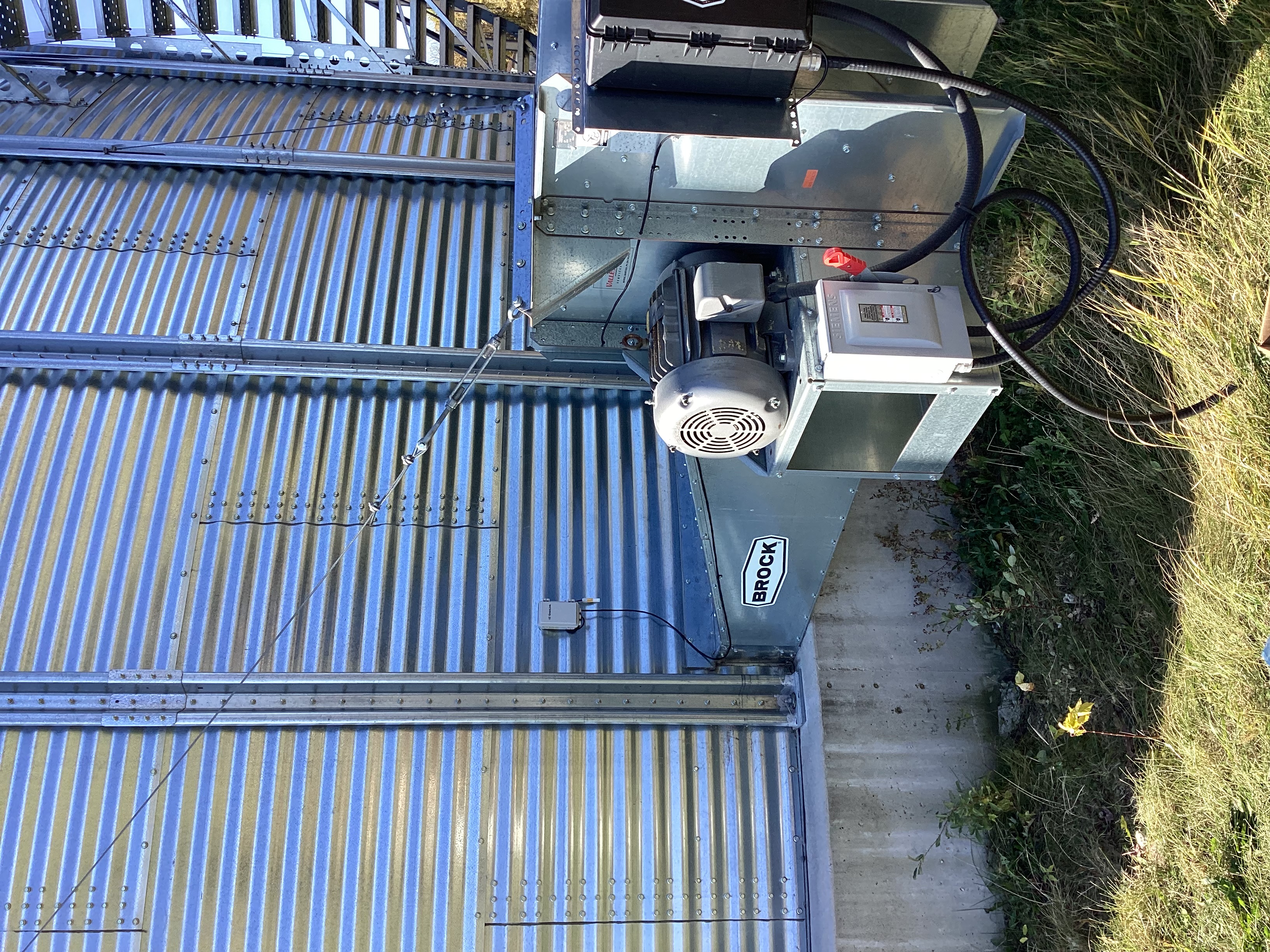 Fan control system with Brock equipment